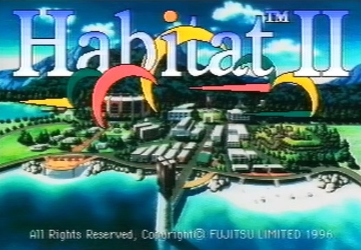 Habitat II Sega Saturn title screen