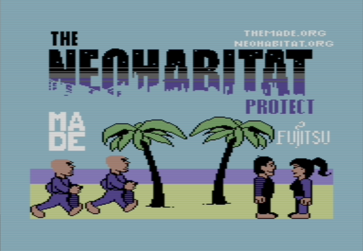 The NeoHabitat Title Screen
