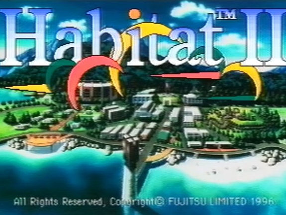 Habitat II Sega Saturn title screen